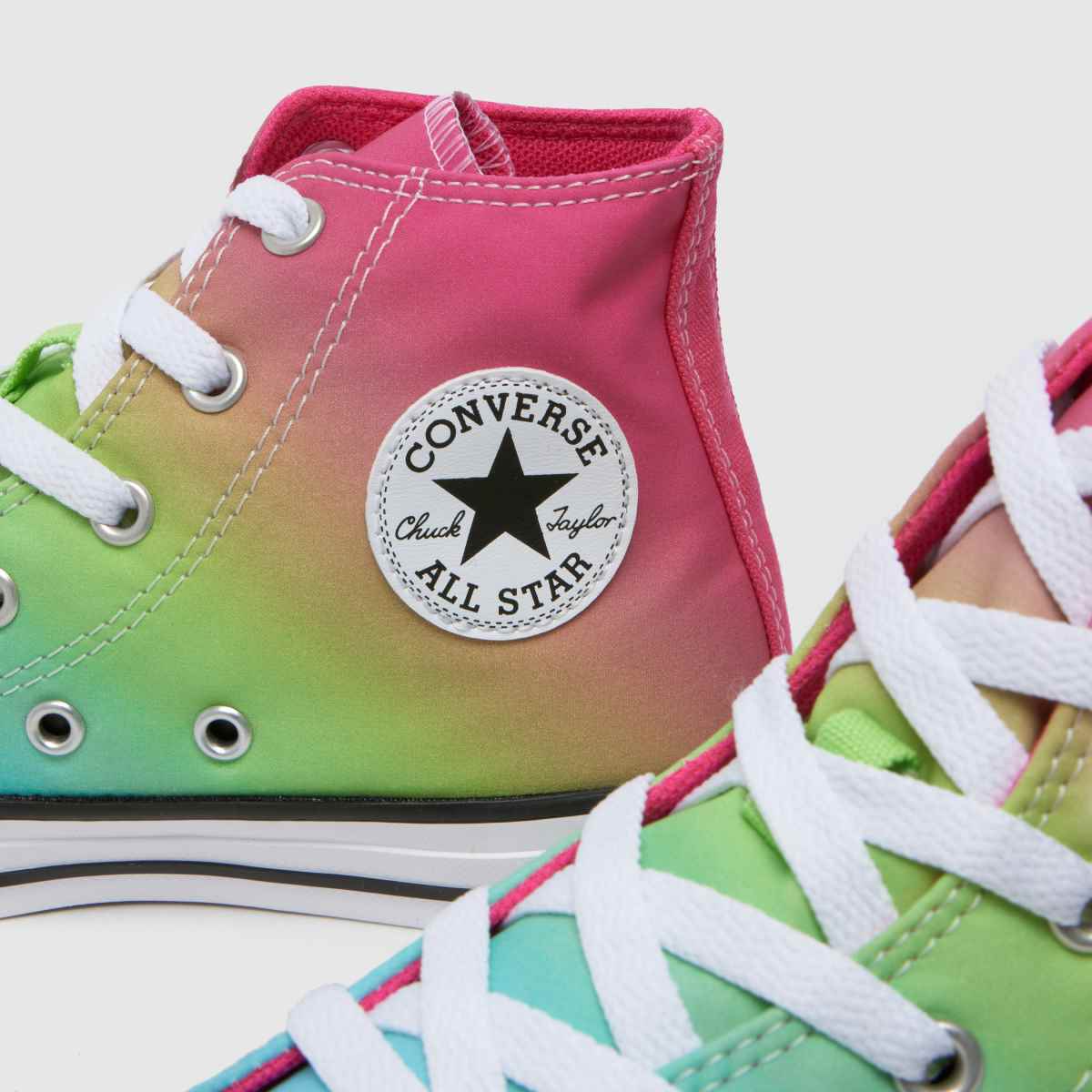 Converse multifärgade all star hi hyper brights flickor junior träningsskor