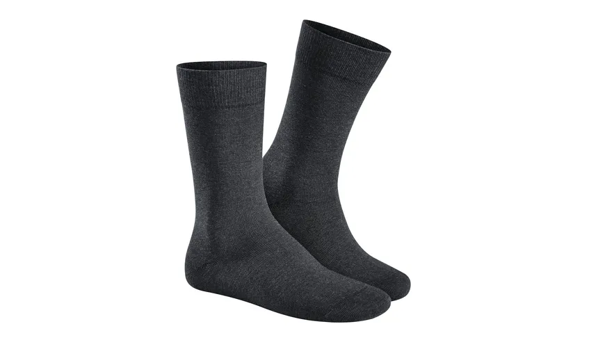 Hudson Herren Socken Relax grau-meliert
