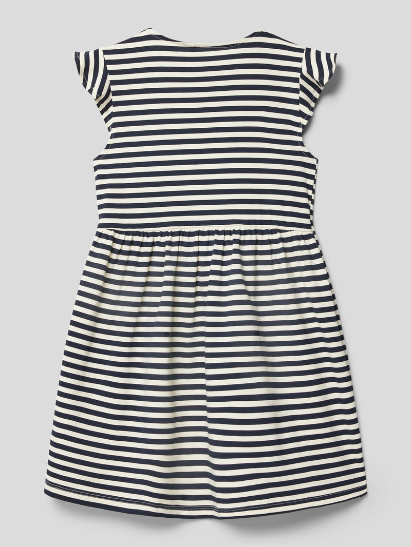 Kleid mit Motiv-Print Modell 'ZYLINE' in blau