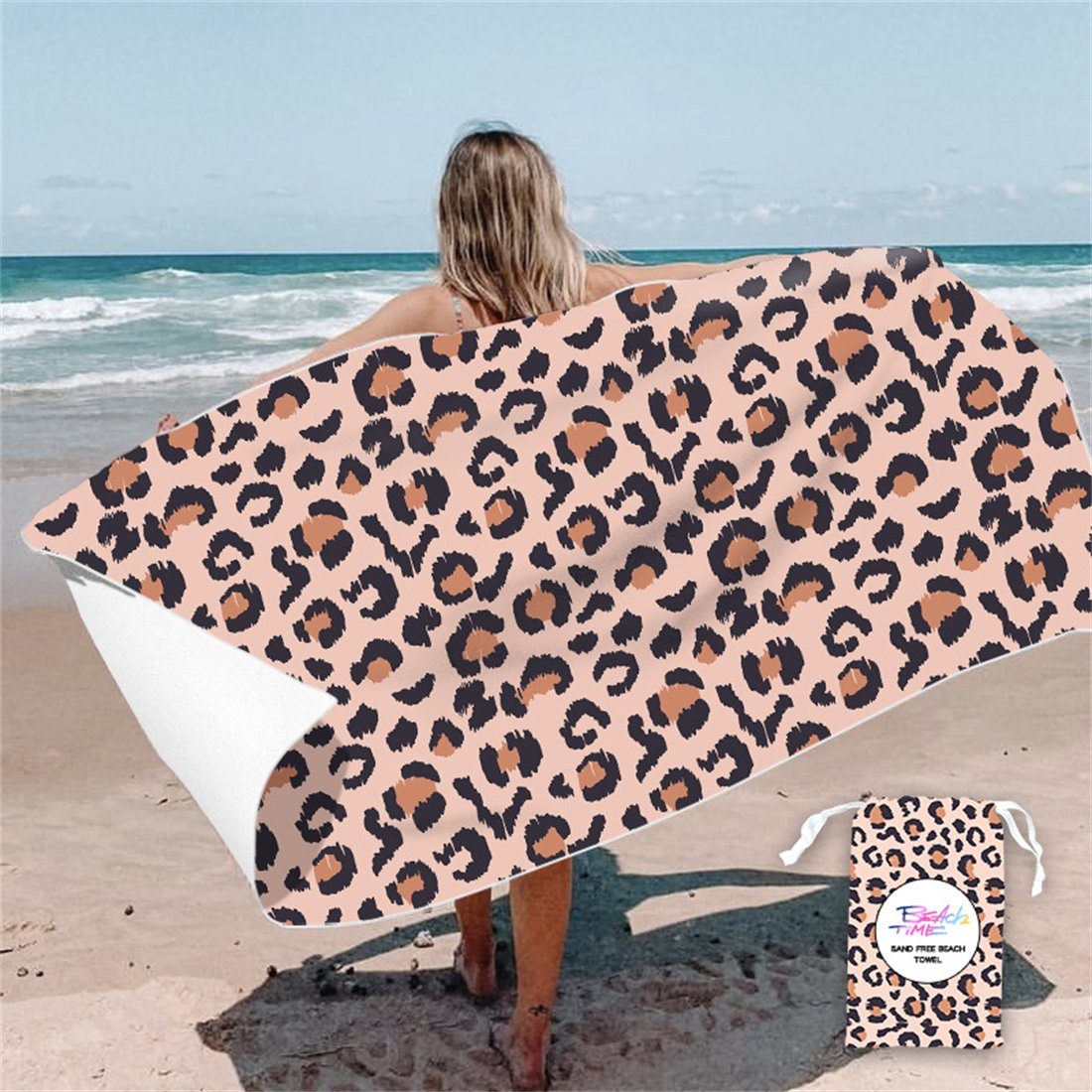 YOOdy~ Strandtücher Strandtuch,strandhandtuch (1-St), 80 x 160 cm,schnell trocknet