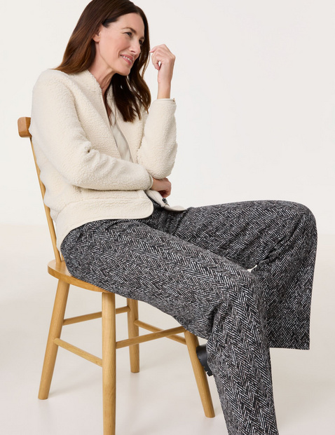Jacke in Teddyfleece