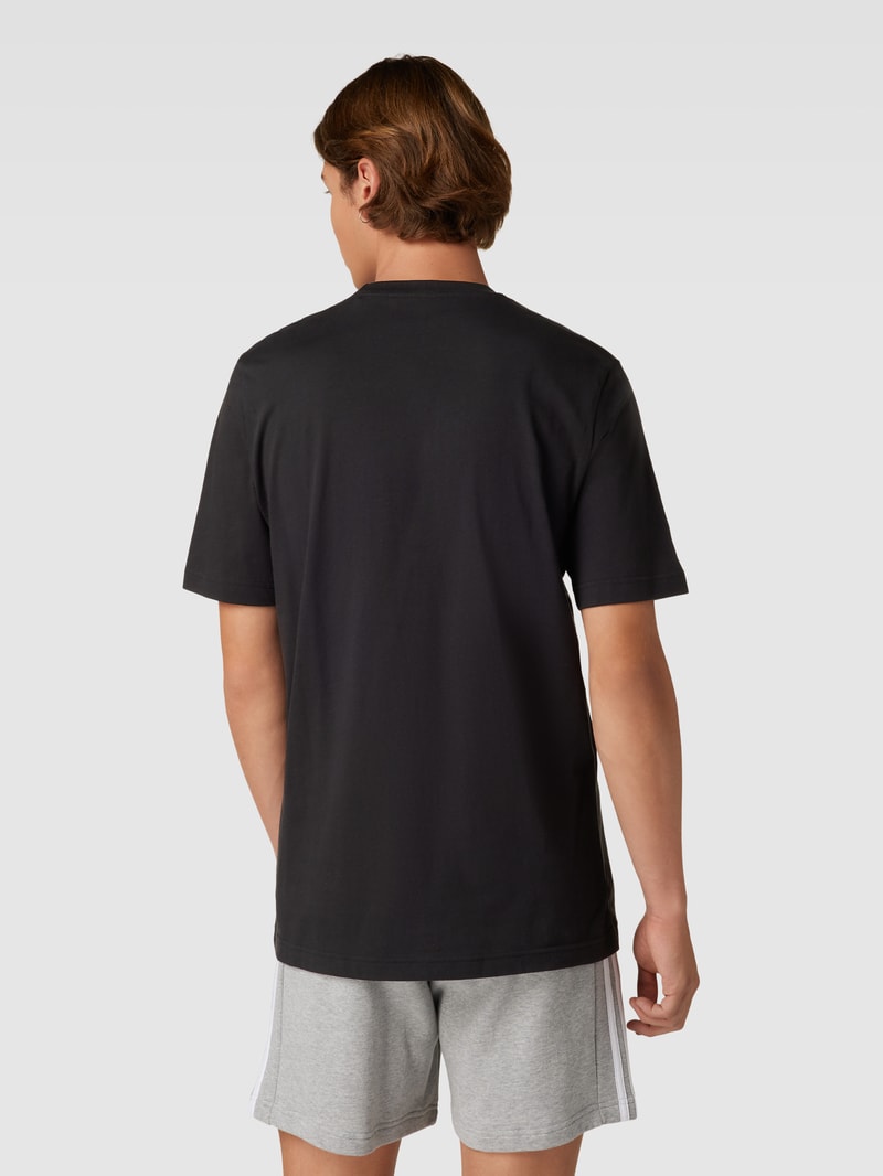 T-Shirt mit Motiv-Print in schwarz