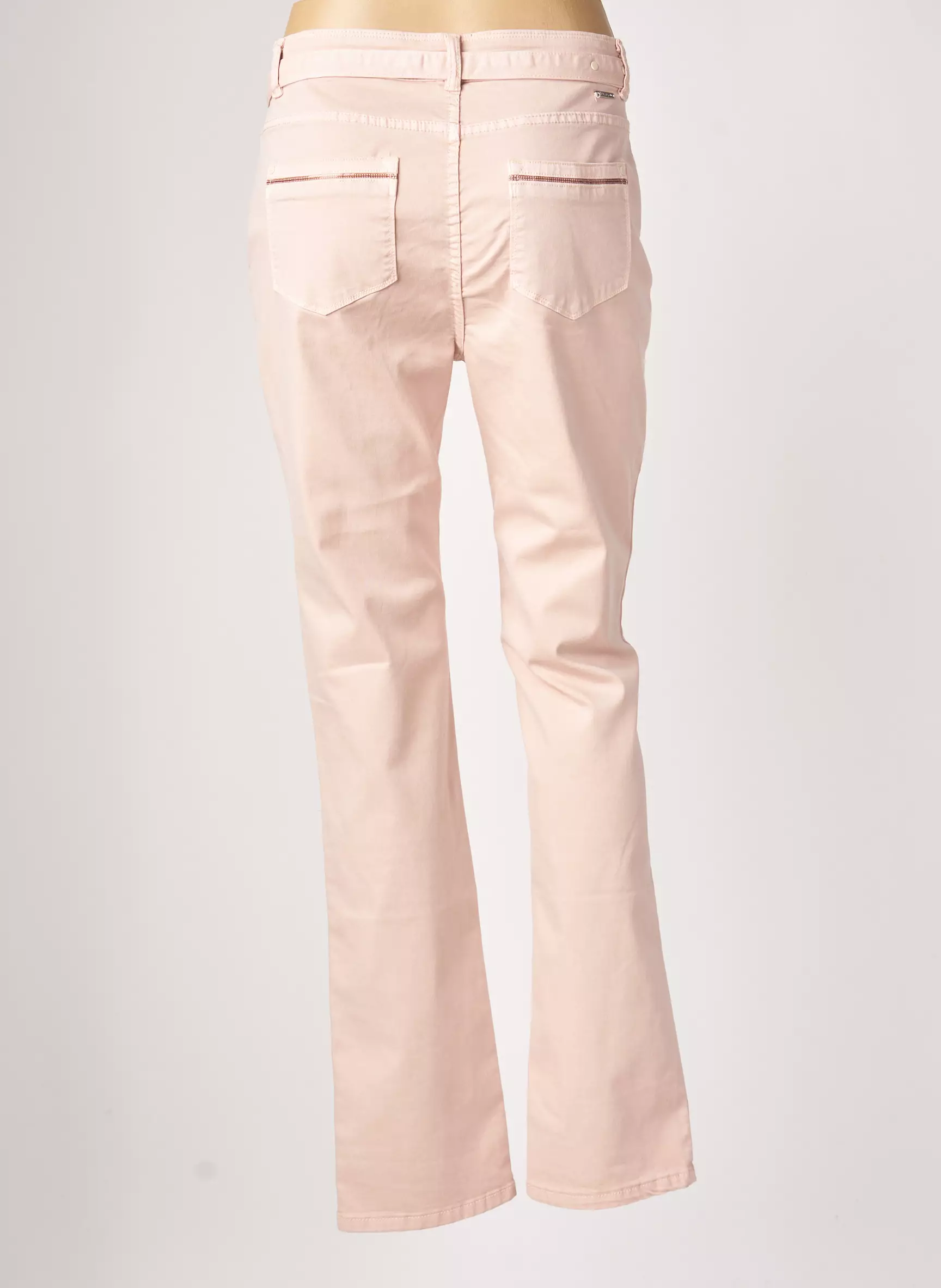 Diane Laury Pantalons Droits Femme couleur rose