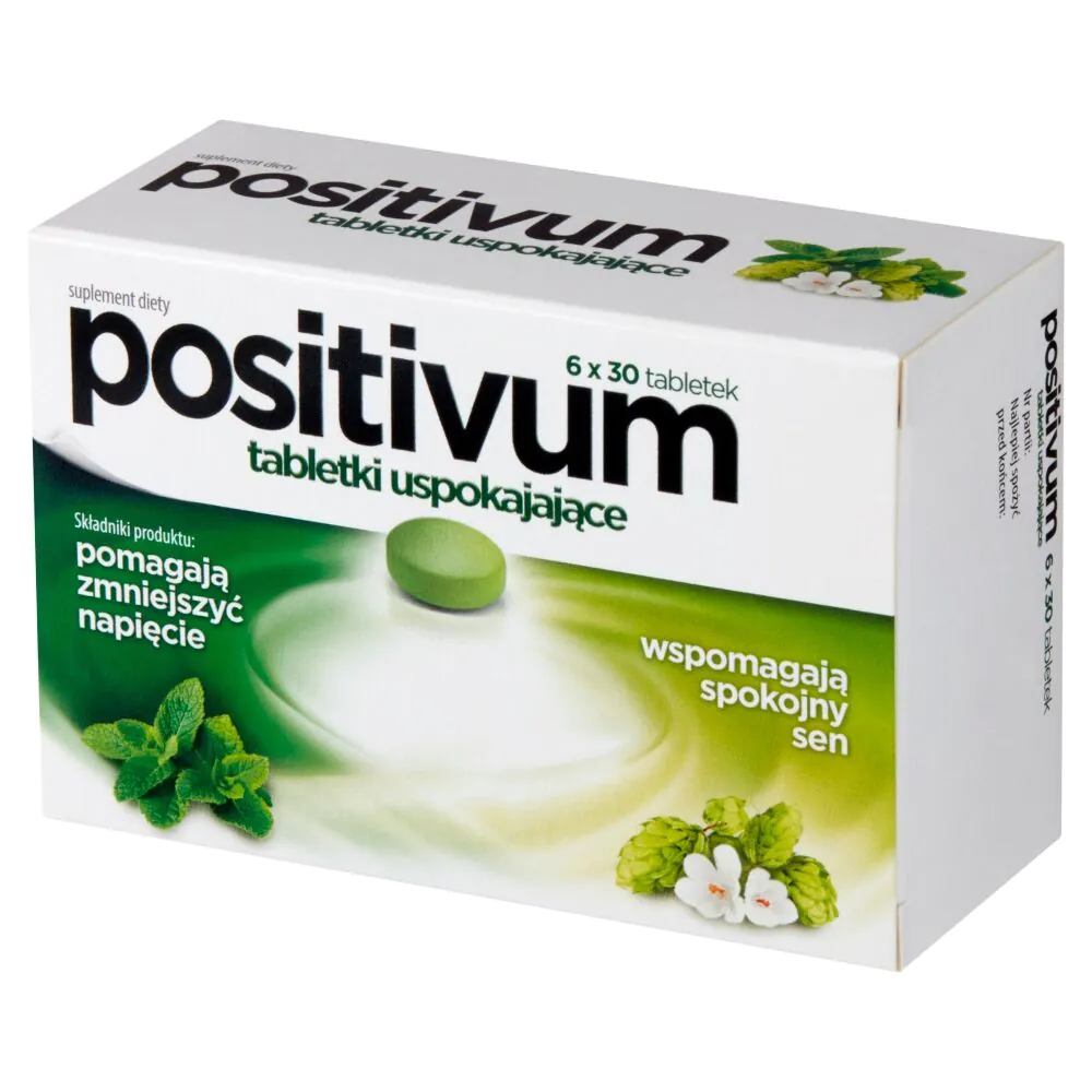 Positivum, Συμπλήρωμα διατροφής για χαλάρωση, Ταμπλέτες