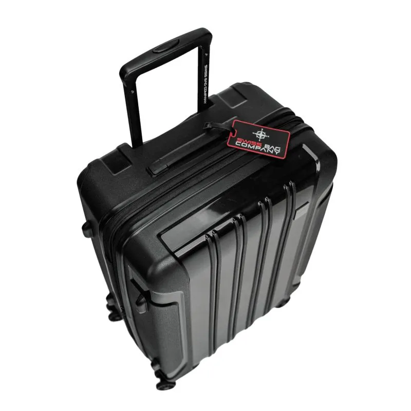Swiss Bags Tourist Trolley M (65 cm) Erweiterbar - Black