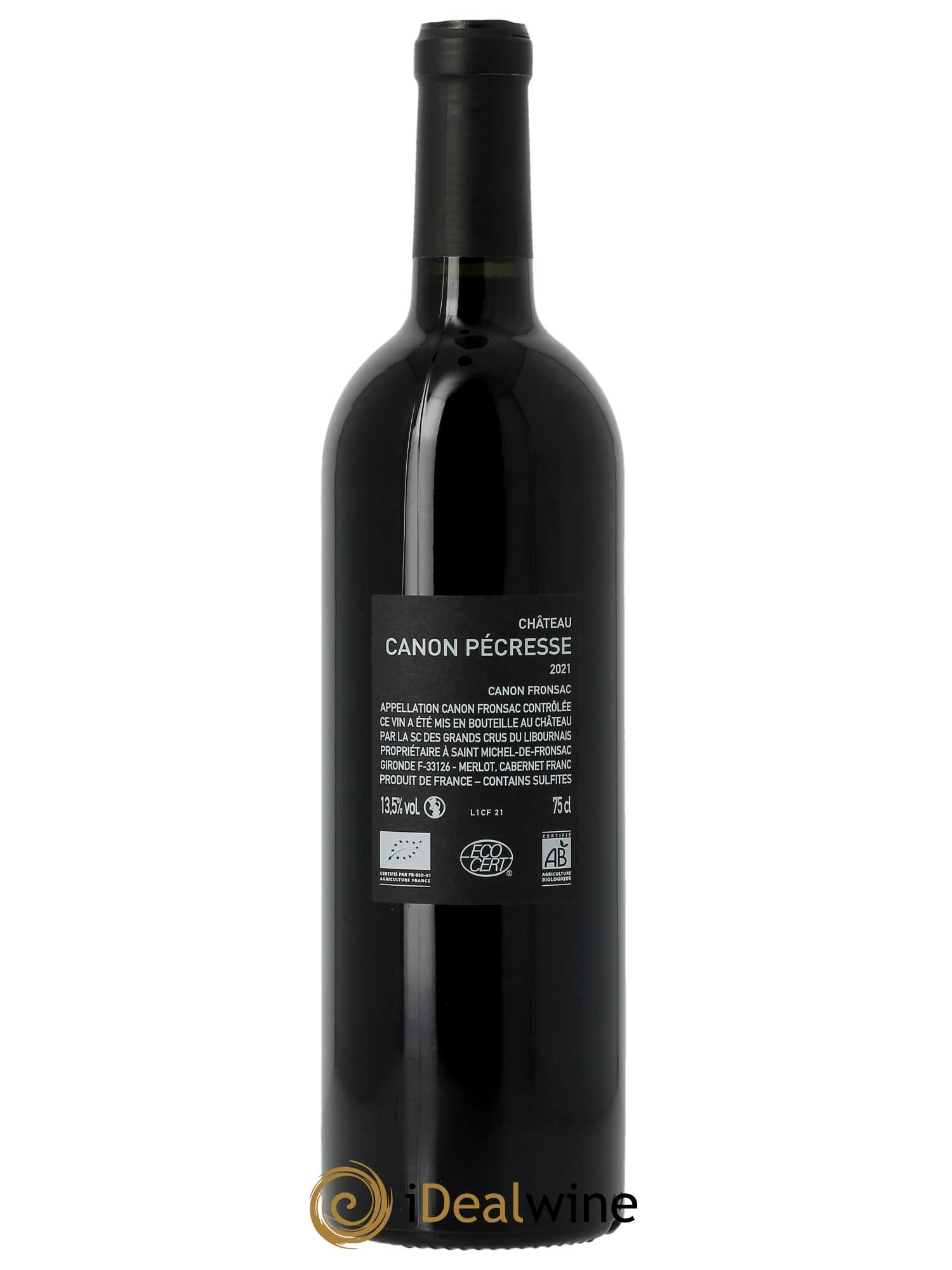 Château Canon Pécresse  2021 - Lot de 1 Bouteille