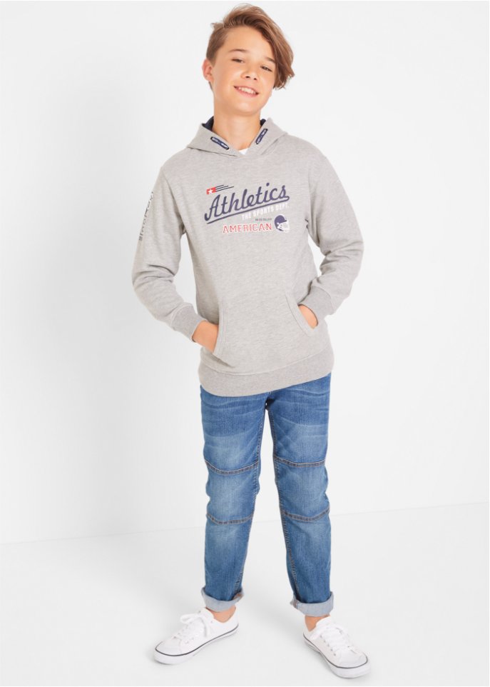 Jungen Jeans mit verstärkter Kniepartie, Regular Fit