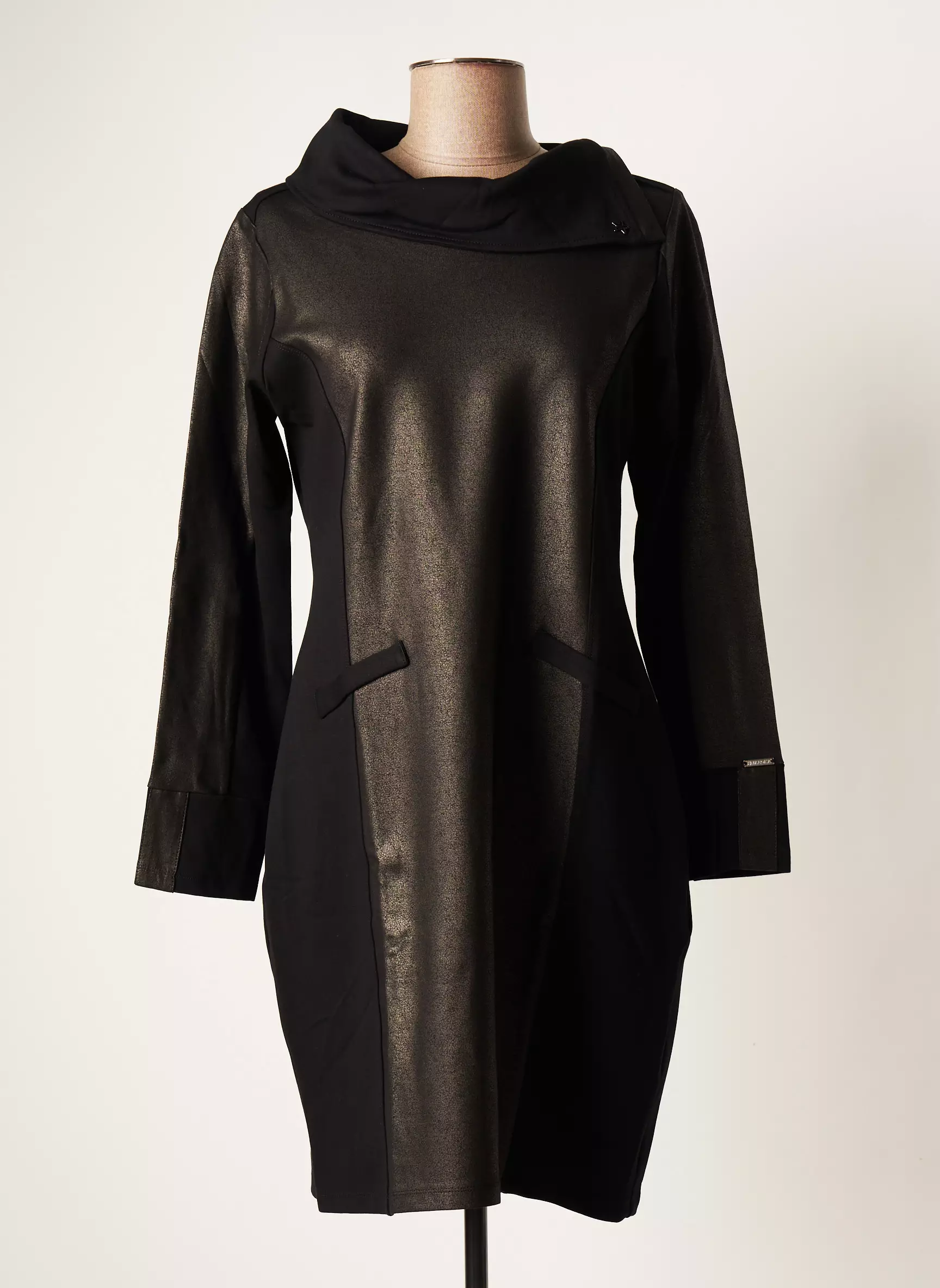 Maloka Robes Mi Longues Femme couleur noir