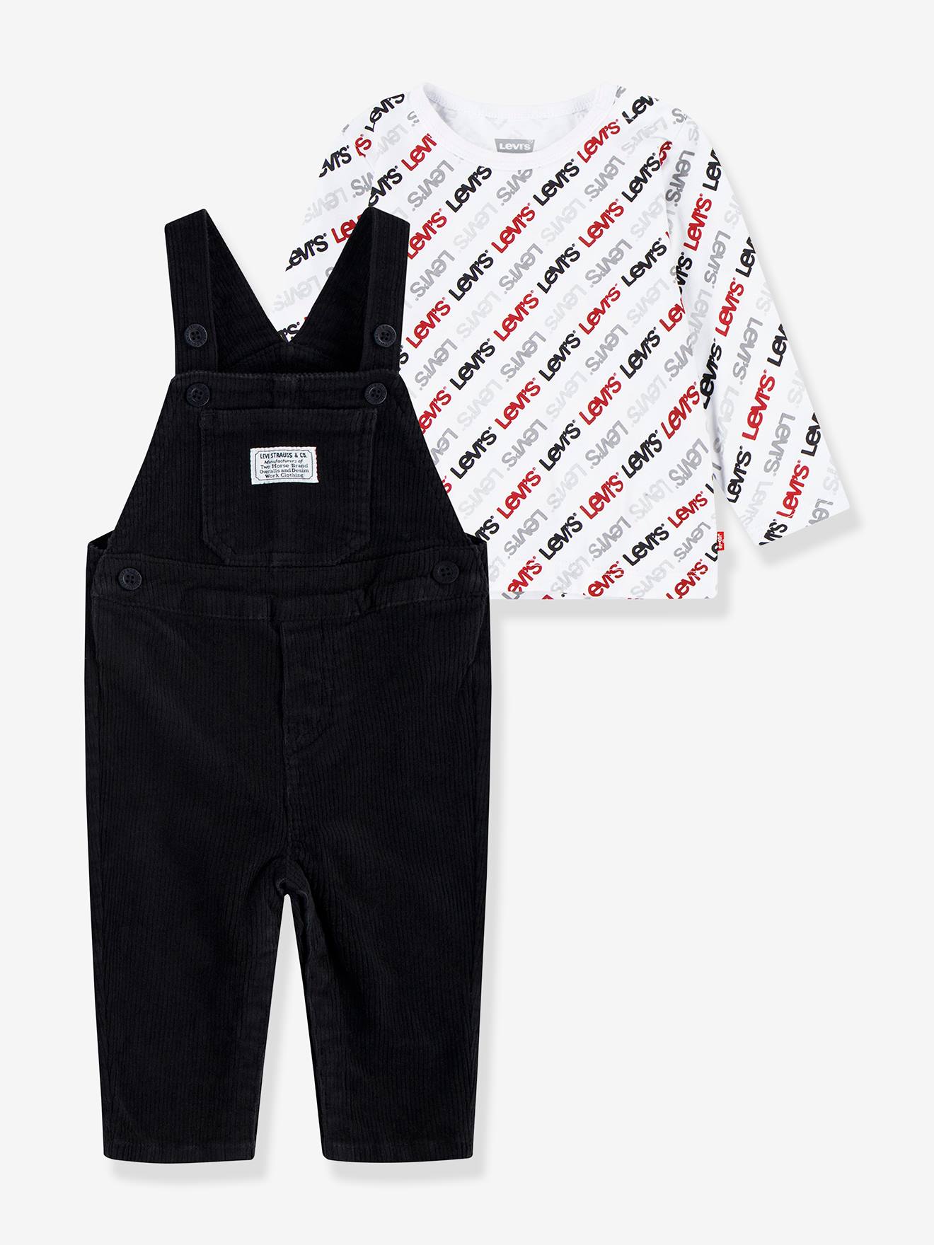 Levis Baby-Set: Latzhose & Shirt Levi's - blau