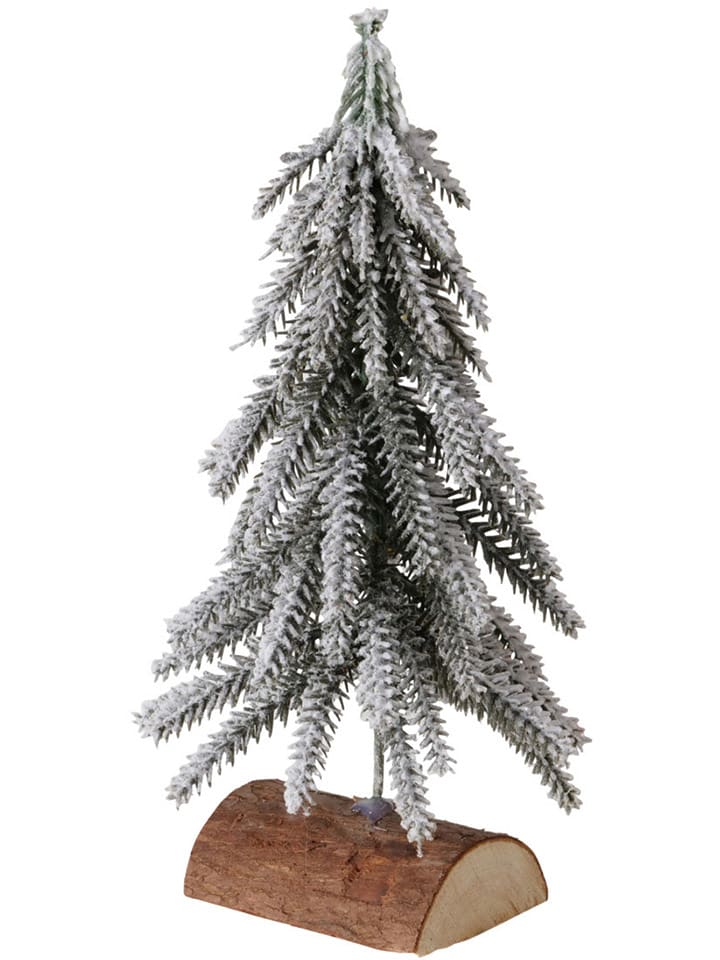 Boltze Deko-Weihnachtsbaum in Grün/ Weiß/ Braun - (H)24 cm günstig kaufen onesize