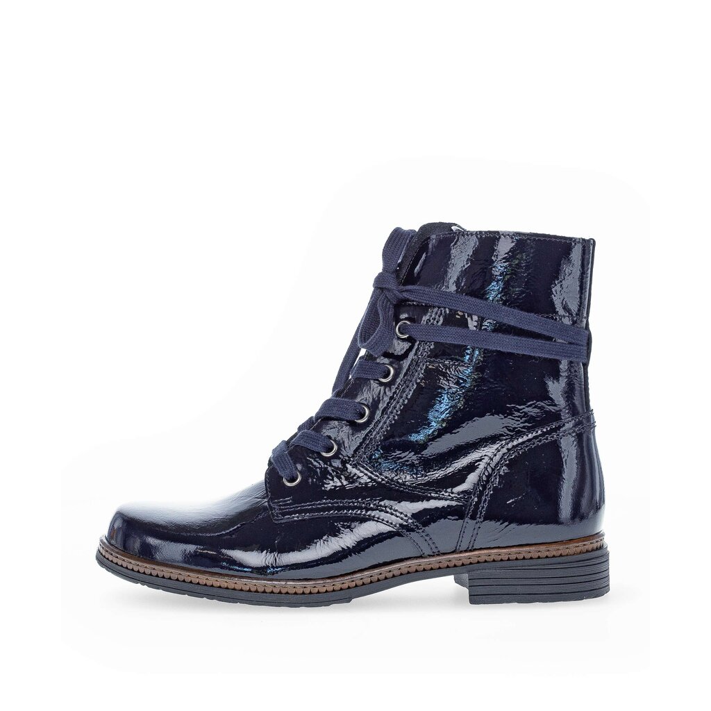 Gabor fashion Schnürstiefelette blau