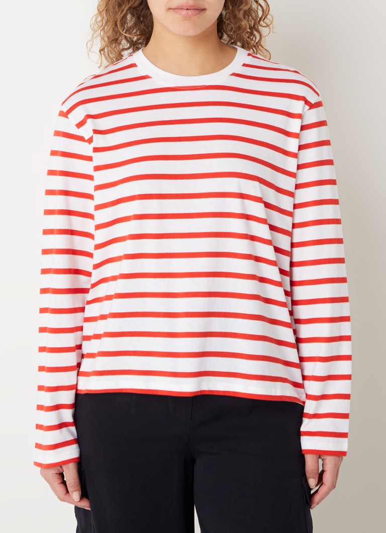 Camisa de manga comprida Whistles com estampa listrada
