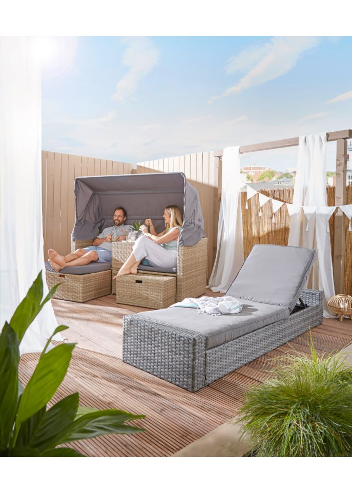 Gartensofa mit Sonnendach