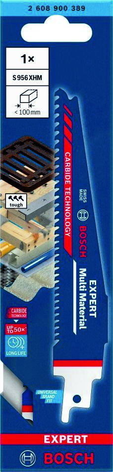 Bosch Blue Accessories 2608900389 Expert «Multi Material» 956 XHM bajonettsagblad 1 stk.