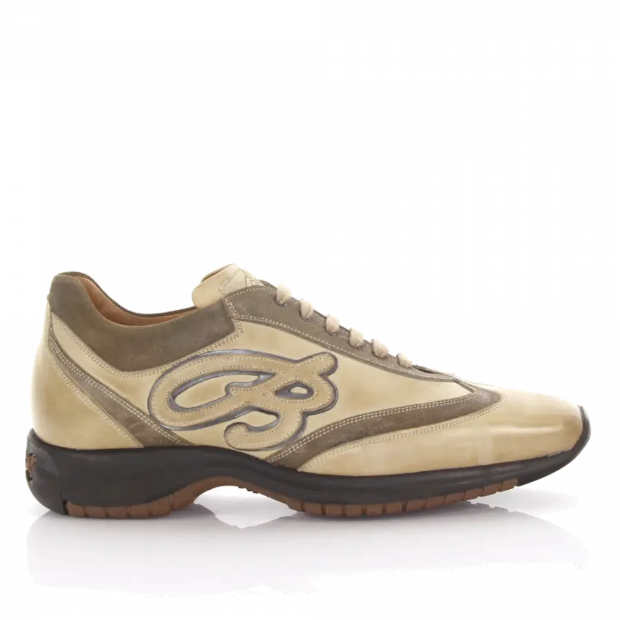 Branchini - Sneaker low P2093 Kalbsleder - beige