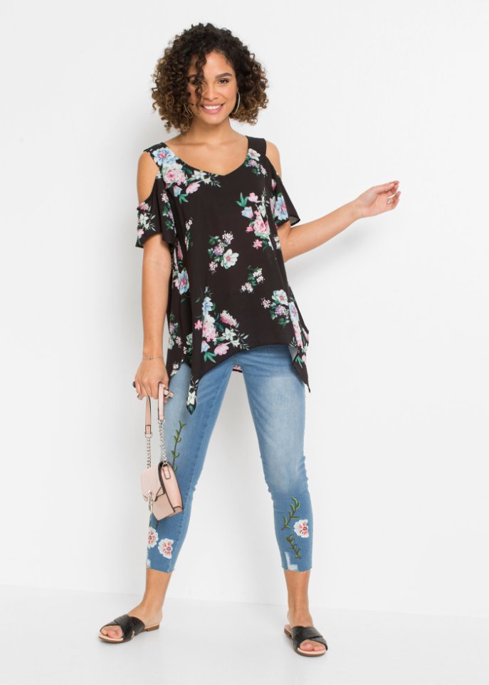 Bedruckte Bluse