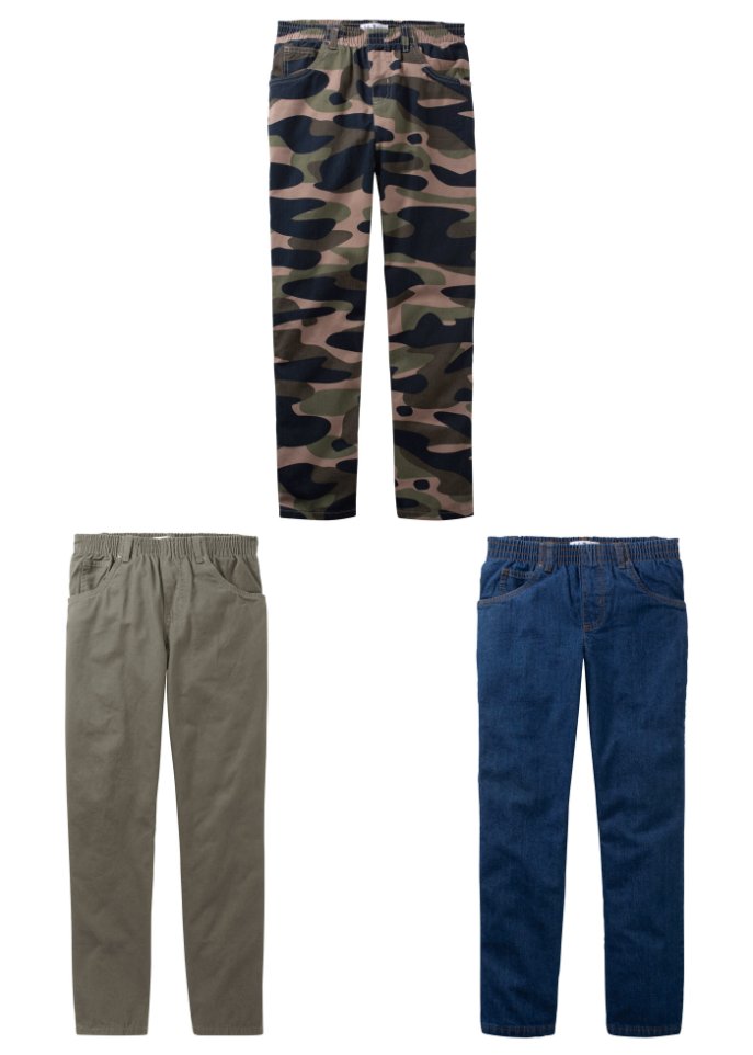 Jungen Schlupfhose (3er-Pack), Loose Fit