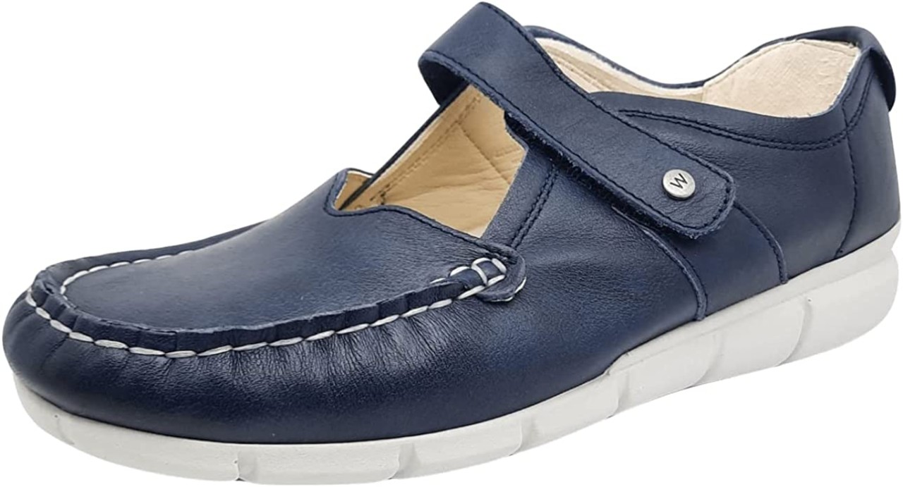 WOLKY Sportliche Slipper blau
