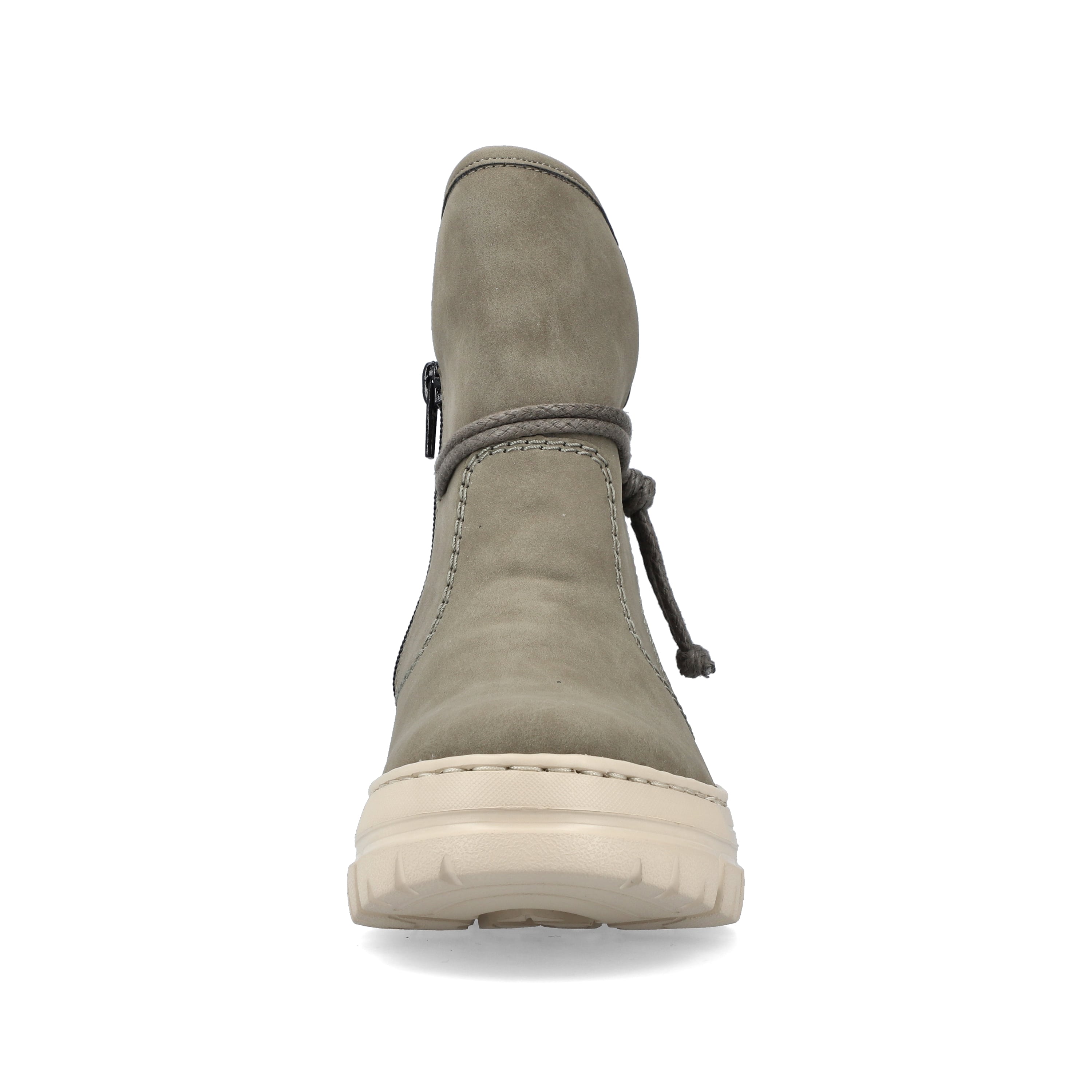 Rieker Damen Kurzstiefel graugrün