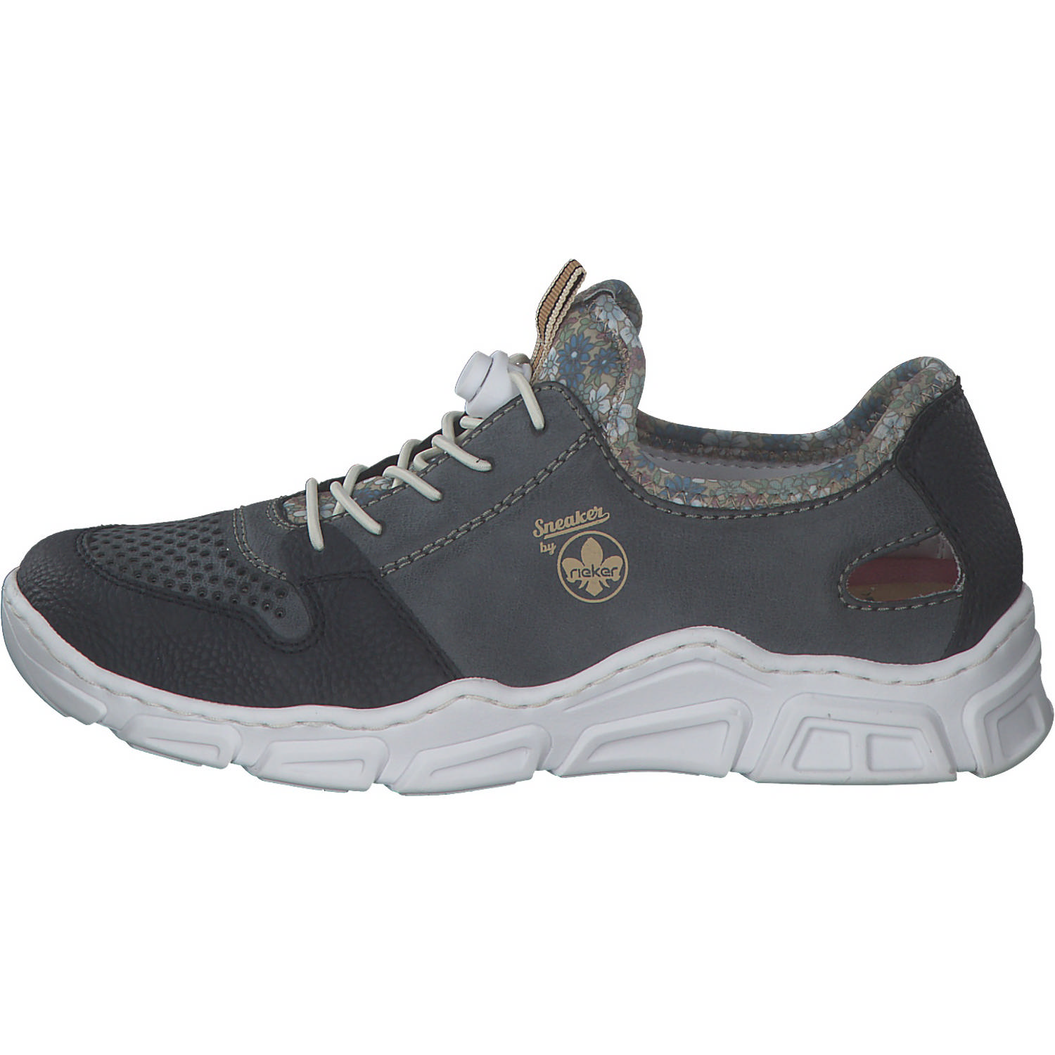 Rieker L0639, Sneakers Low, Damen, Blau
