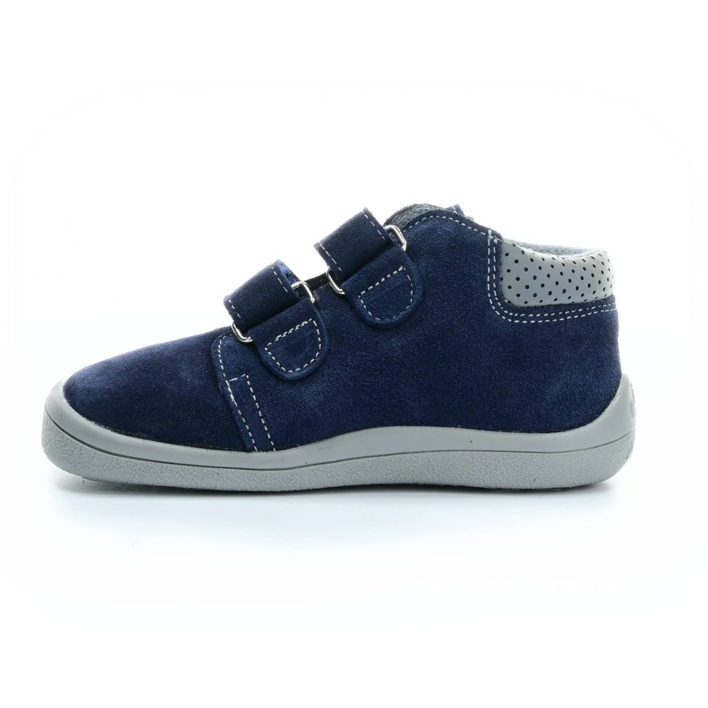 Beda Lucas mit Membran (BF 0001/W/M/02) dunkelblaue Barfuß-Stiefeletten