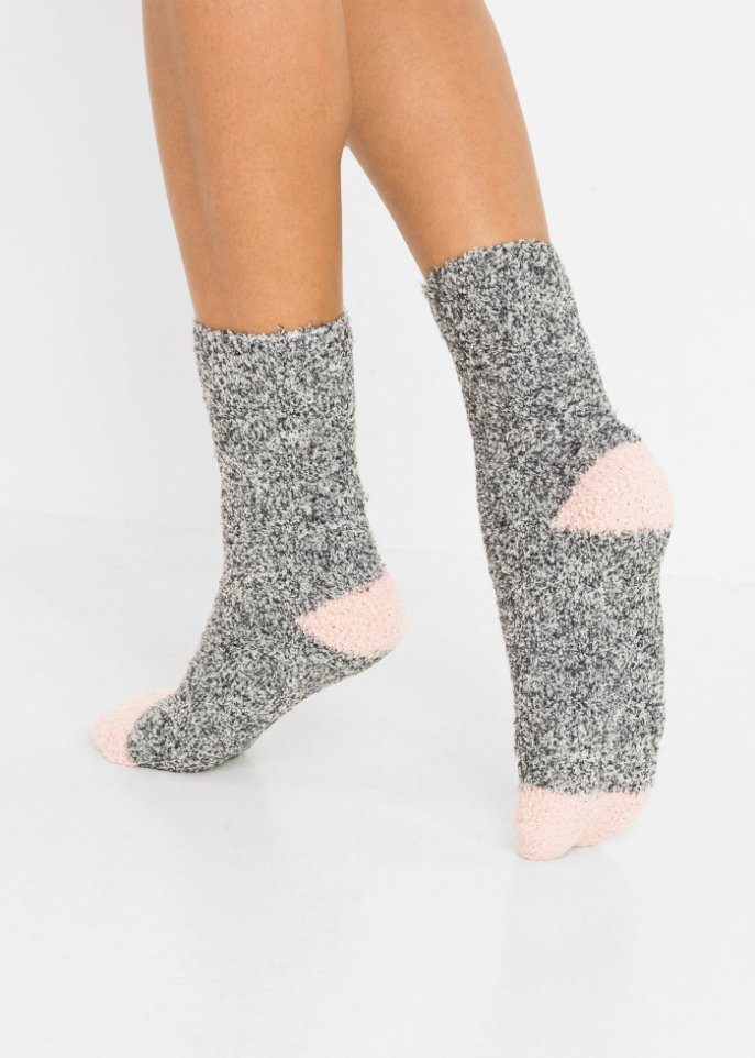 Kuschelsocken (4er Pack) mit Satinschleife