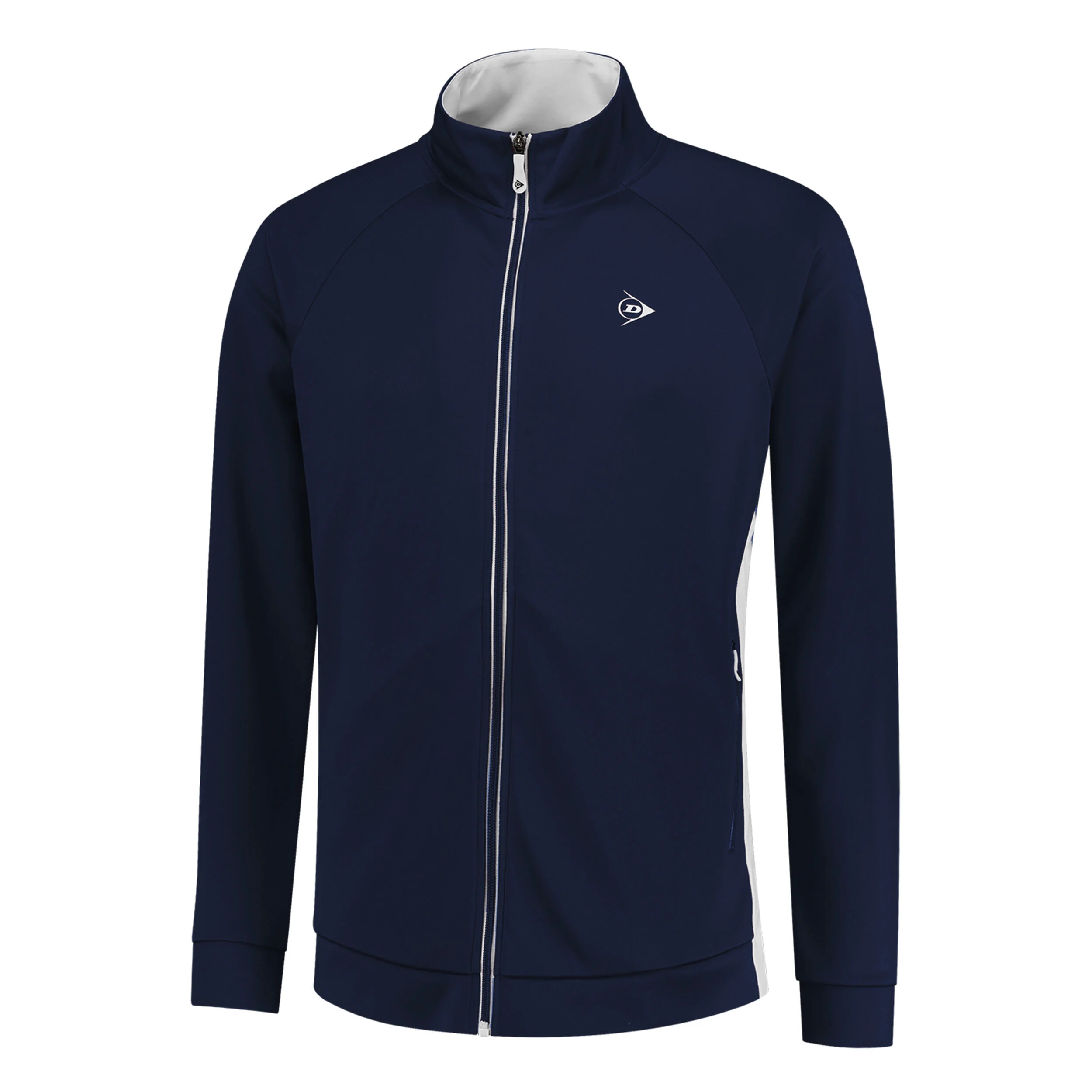 Knitted Trainingsjacke Jungen - Dunkelblau, Weiß