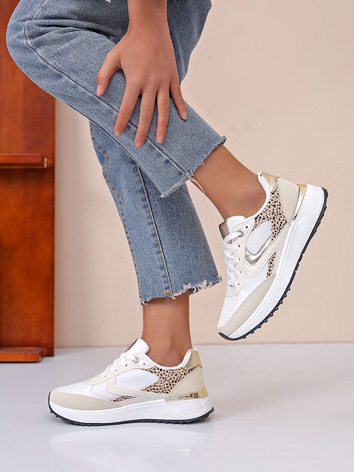 Sixth Sens Sneakers in Weiß/ Beige günstig kaufen
