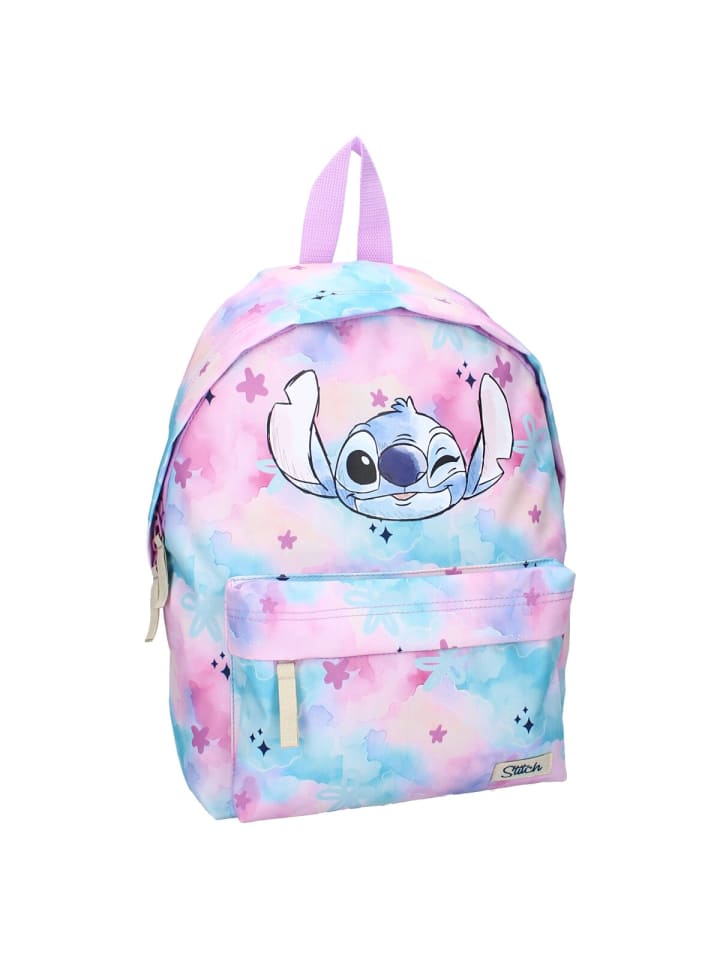 Lilo & Stitch Unbearably Cool Rucksack Trendiger Rucksack Schultasche für Freizeit in Rosa günstig kaufen 37 cm