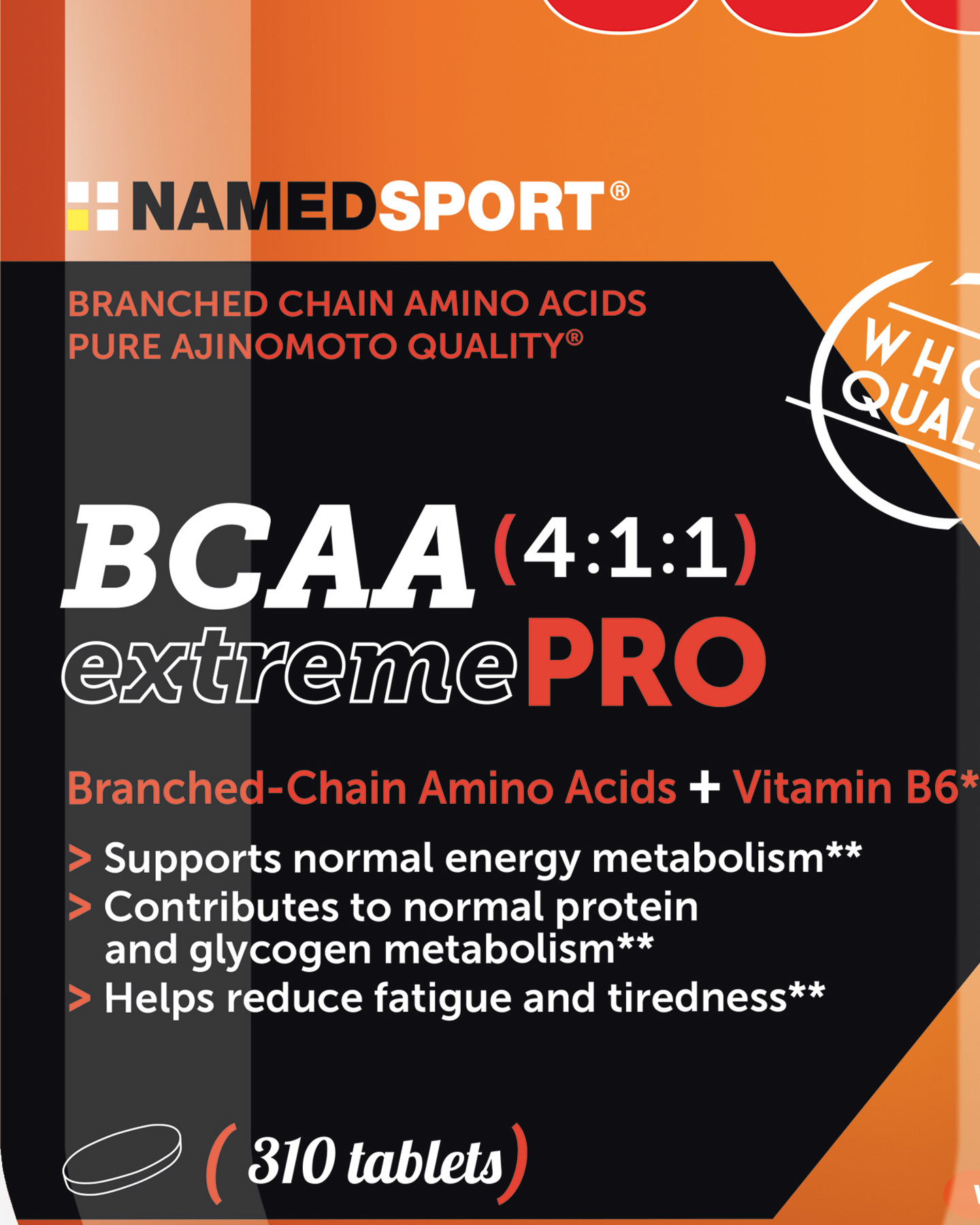Energetico Named Sport BCAA 4:1:1 310 Cpr 1FO-TAB-BCA4-02
