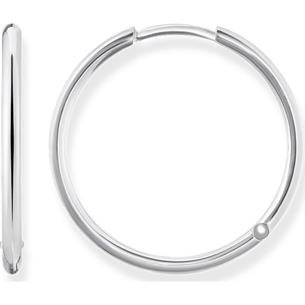 Thomas Sabo Créoles 925 Argent Boucles d'oreilles