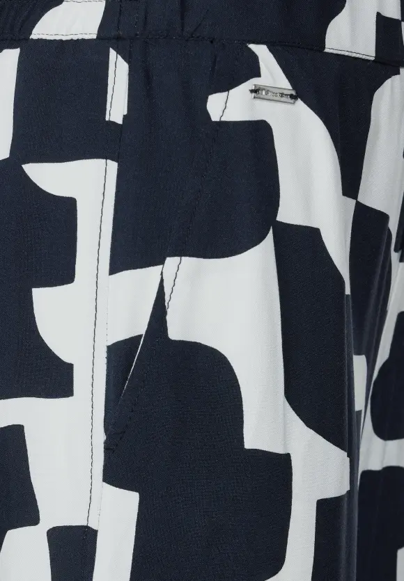 Street One Loose Fit Print Hose