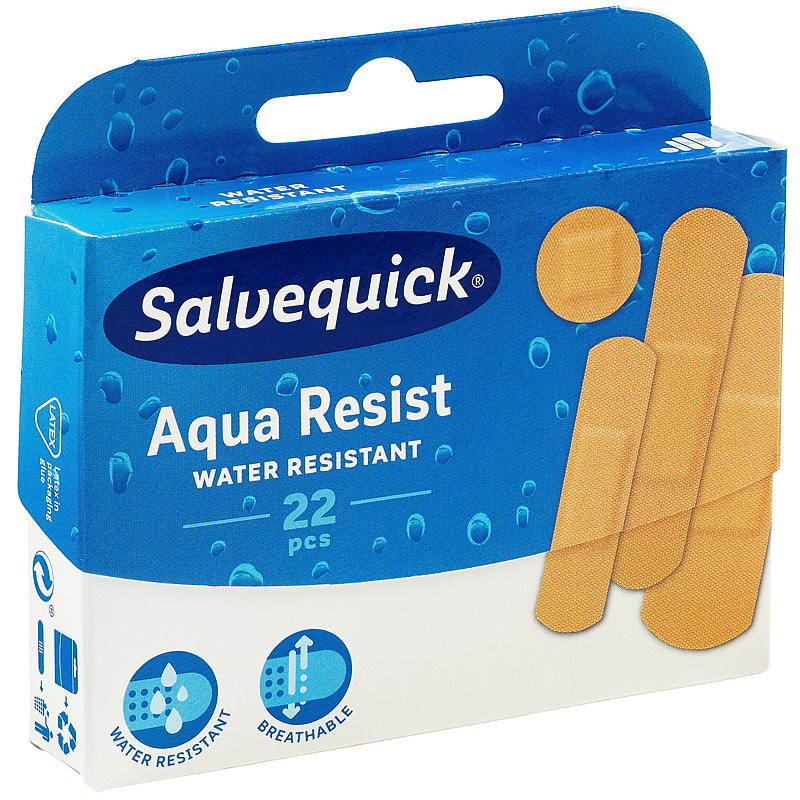 Salvequick Vannfast plaster 22 stk, Salvequick