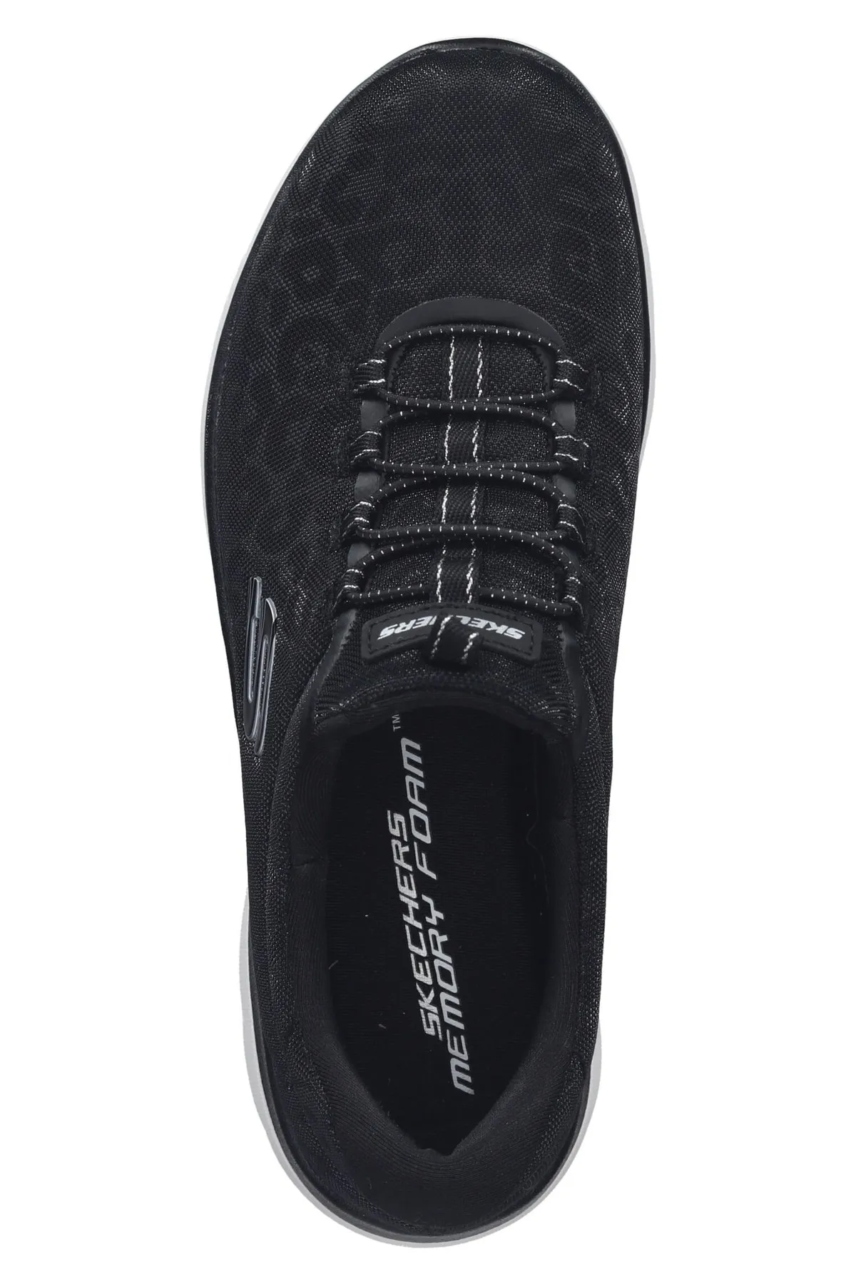 SKECHERS  Sneaker - Schwarz - Flacher Absatz