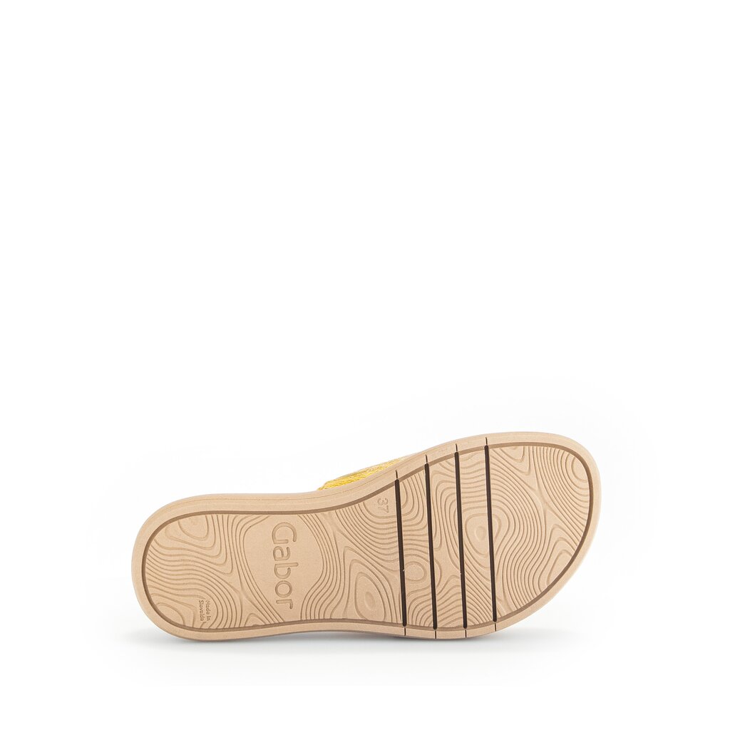 Gabor fashion Pantolette gelb