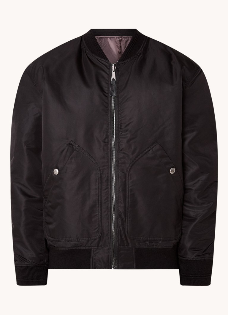 Giacca bomber reversibile Diesel J-Held con tasche laterali