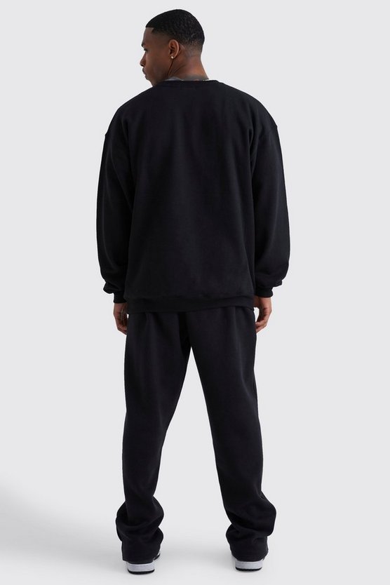 Oversize Sweatshirt mit Skelett-Print