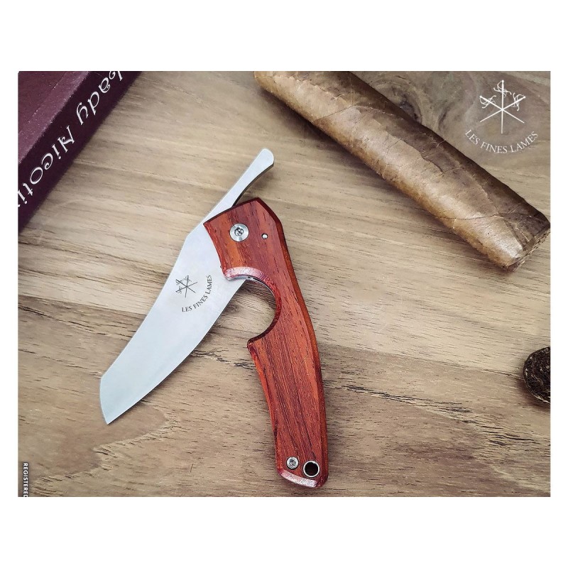 Les Fines Lames Zigarrenschneider Le Petit Compass-Cuba Padouk