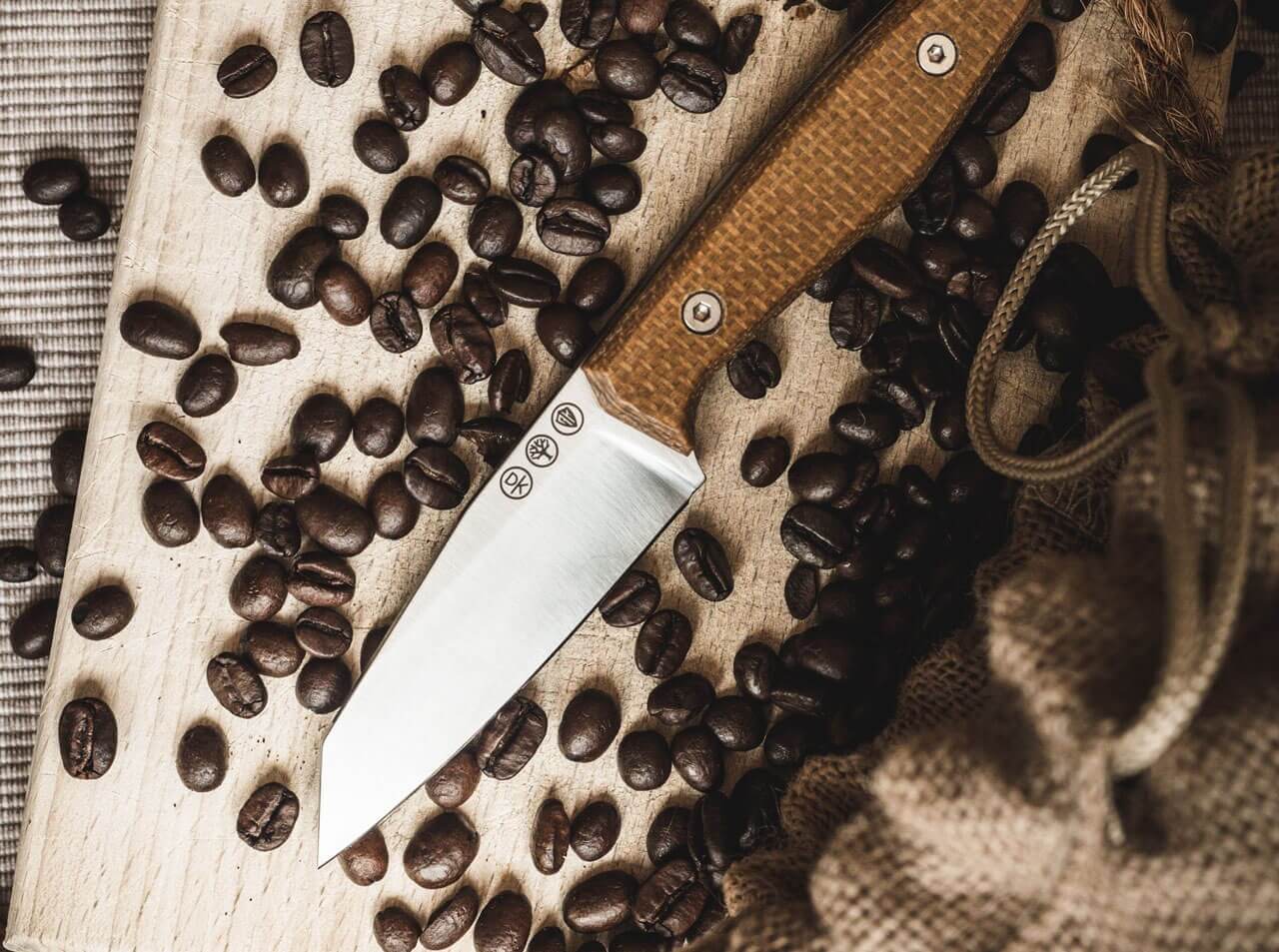 Daily Knives AK1 Reverse Tanto Mustard
