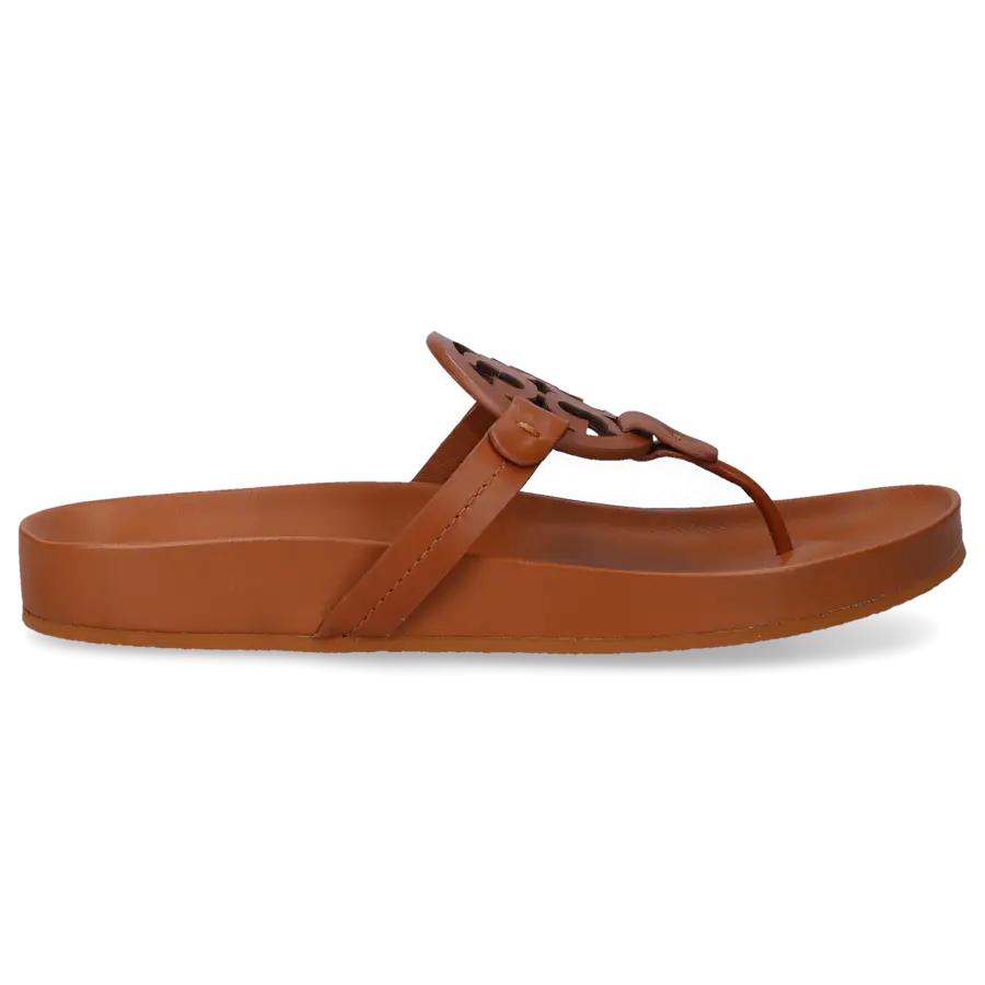 Tory Burch - Sandalen MILLER CLOUD Kalbsleder - braun