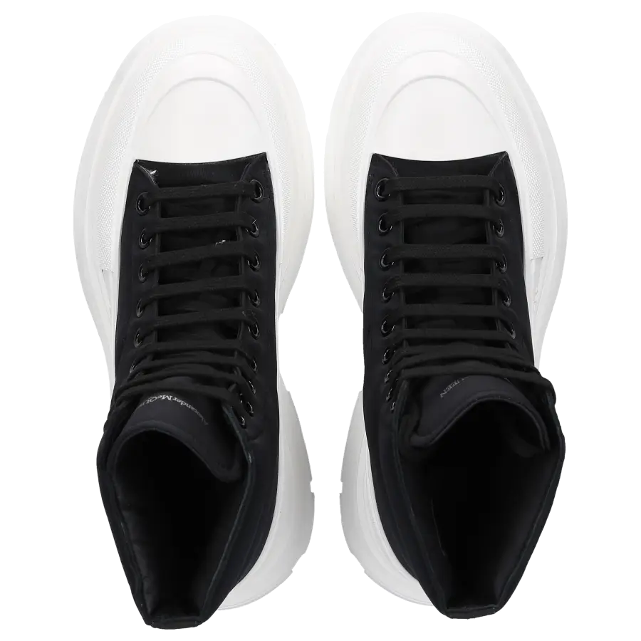 Alexander McQueen - Stiefeletten TREAD SLICK Nylon - schwarz