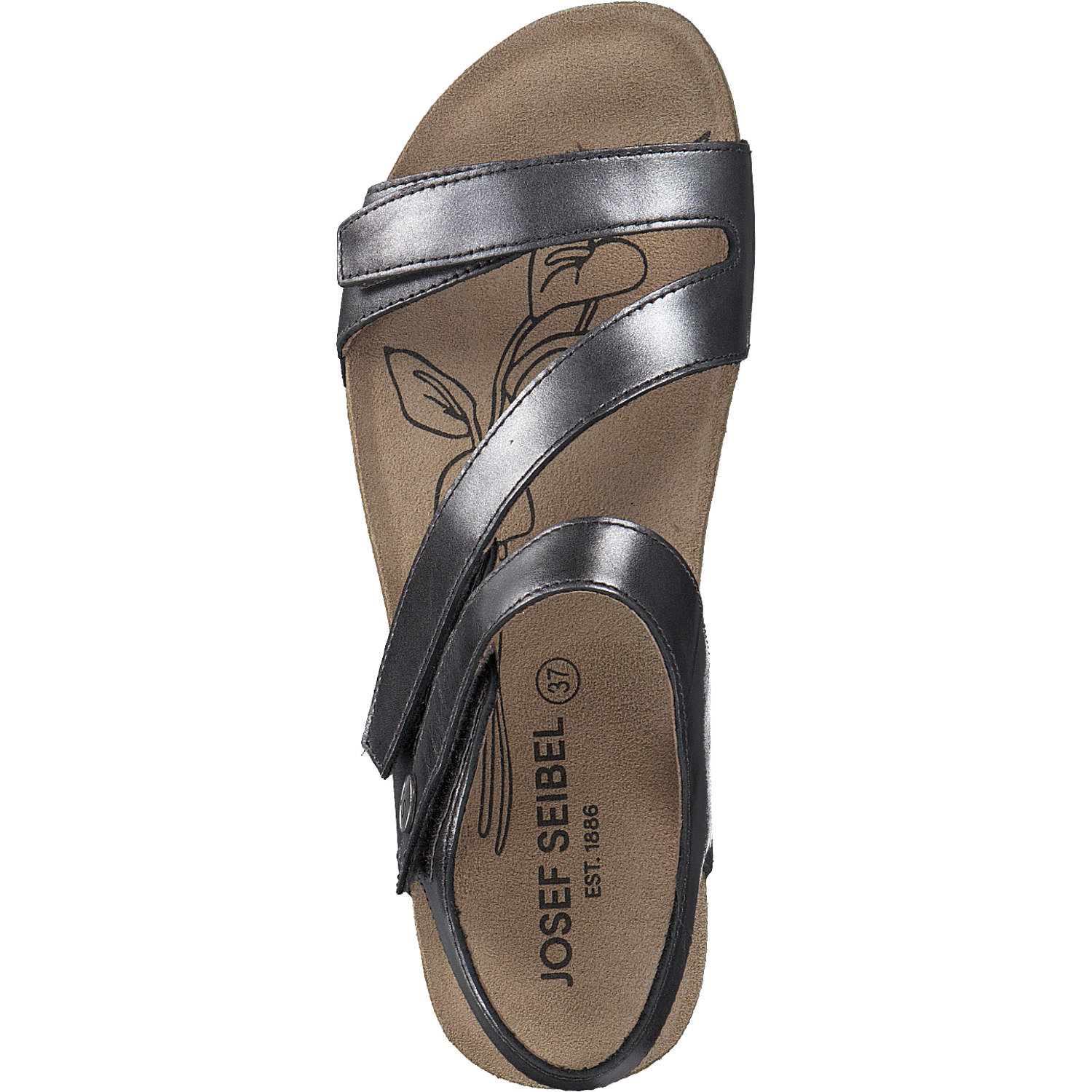 Josef Seibel Tonga 25 78519, Klassische Sandalen, Damen, ANTHRAZIT