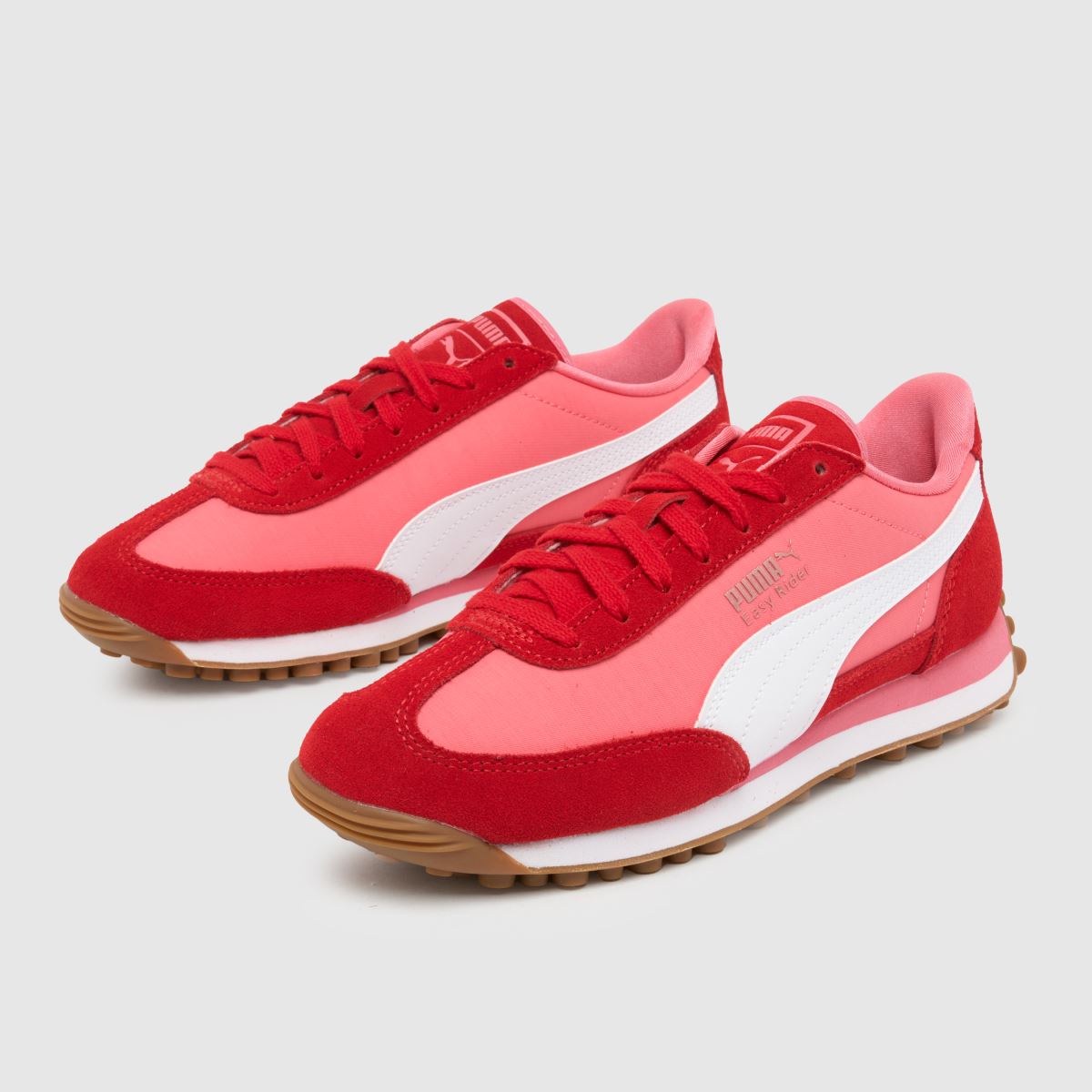PUMA rosa multifärgade easy rider love flickor ungdomsskor