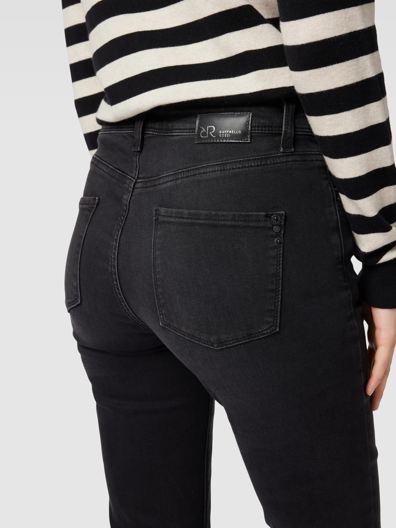 Jeans im 5-Pocket-Design Modell 'VIC' in schwarz