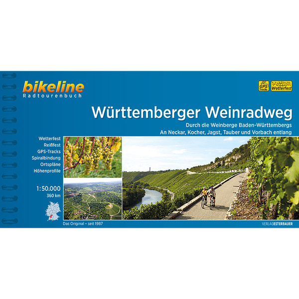 BIKELINE WÜRTTEMBERGER WEINRADWEG - Radwanderführer