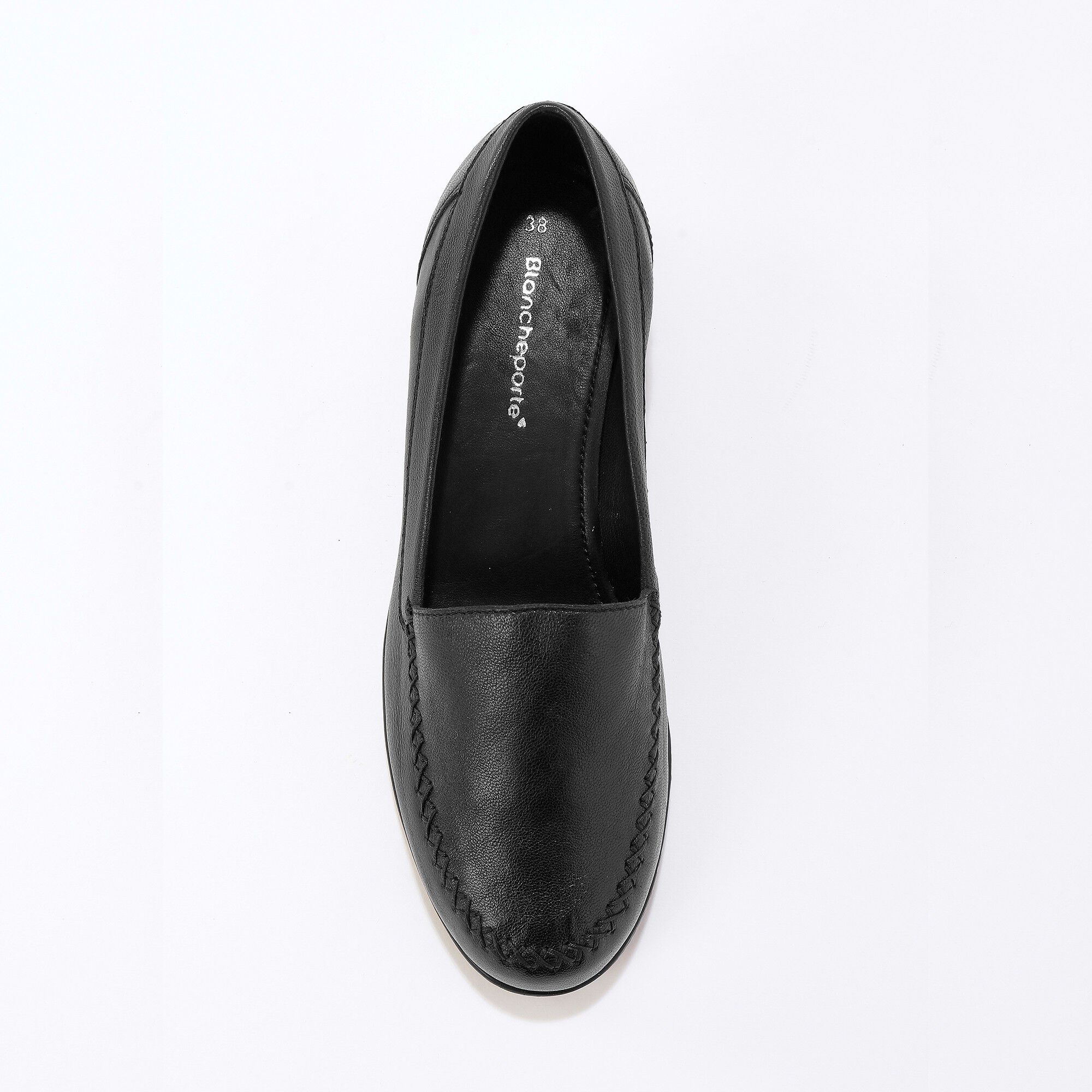 Mocassins largeur confort en cuir souple