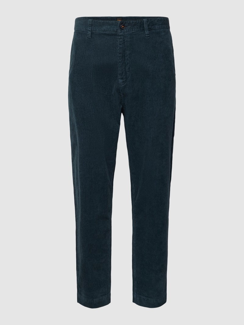 Cordhose mit Gesäßtaschen Modell 'Statum' in petrol