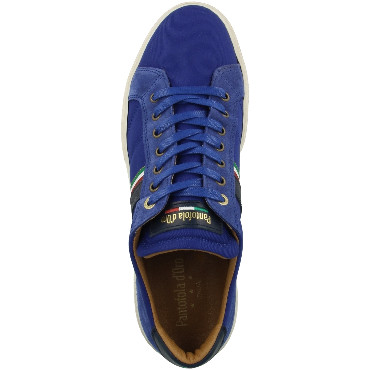 Pantofola d Oro Modena Canvas Uomo Low Sneaker Low blau