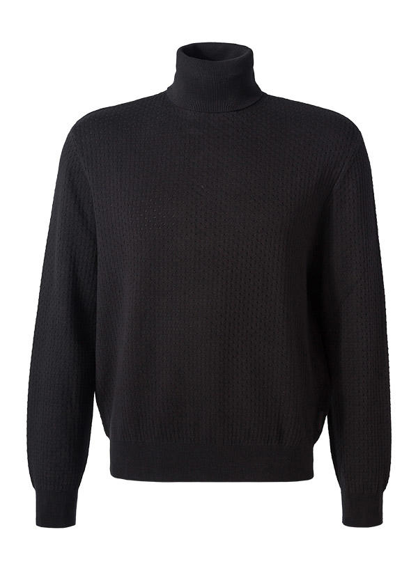 ARMANI EXCHANGE, Rollkragenpullover, Baumwolle, schwarz