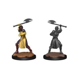 Critical Role Miniaturen unbemalt Half-Elf Echo Knight and Echo Female (2)